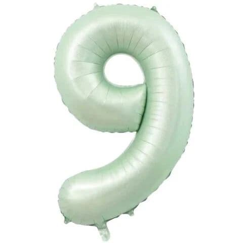 Balon broj 9 - 34”, Zelena — Boom Baloni Podgorica