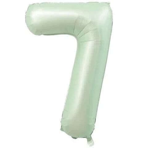 Balon broj 7 - 34”, Zelena — Boom Baloni Podgorica