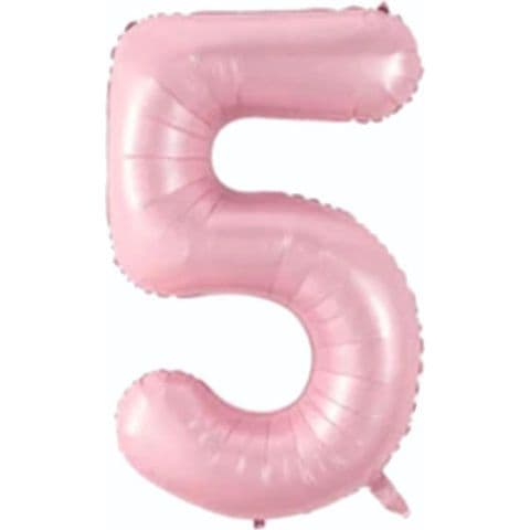 Balon broj 5 - 34”, Roza — Boom Baloni Podgorica