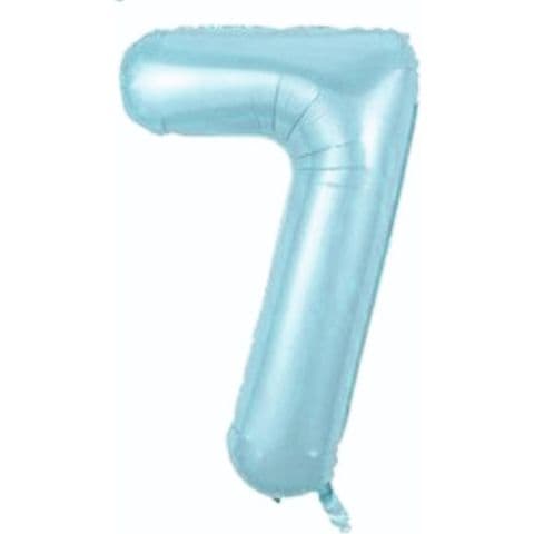 Balon broj 7 - 34”, Plava — Boom Baloni Podgorica