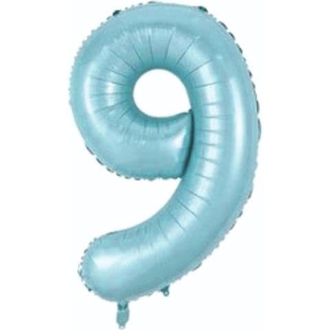 Balon broj 9 - 34”, Plava — Boom Baloni Podgorica