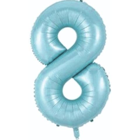 Balon broj 8 - 34”, Plava — Boom Baloni Podgorica