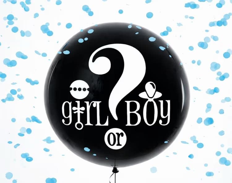 Balon Baby - Upitnik, Plavi — Boom Baloni Podgorica