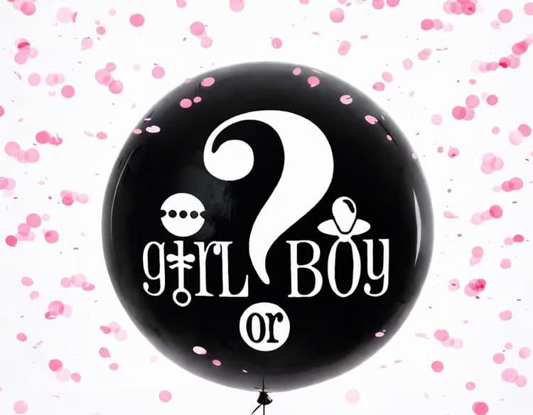 Balon Baby - Upitnik, Rozi — Boom Baloni Podgorica