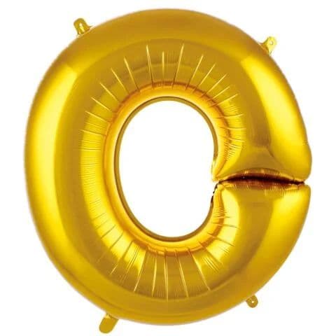 Balon slovo O - 16”, Zlatna — Boom Baloni Podgorica
