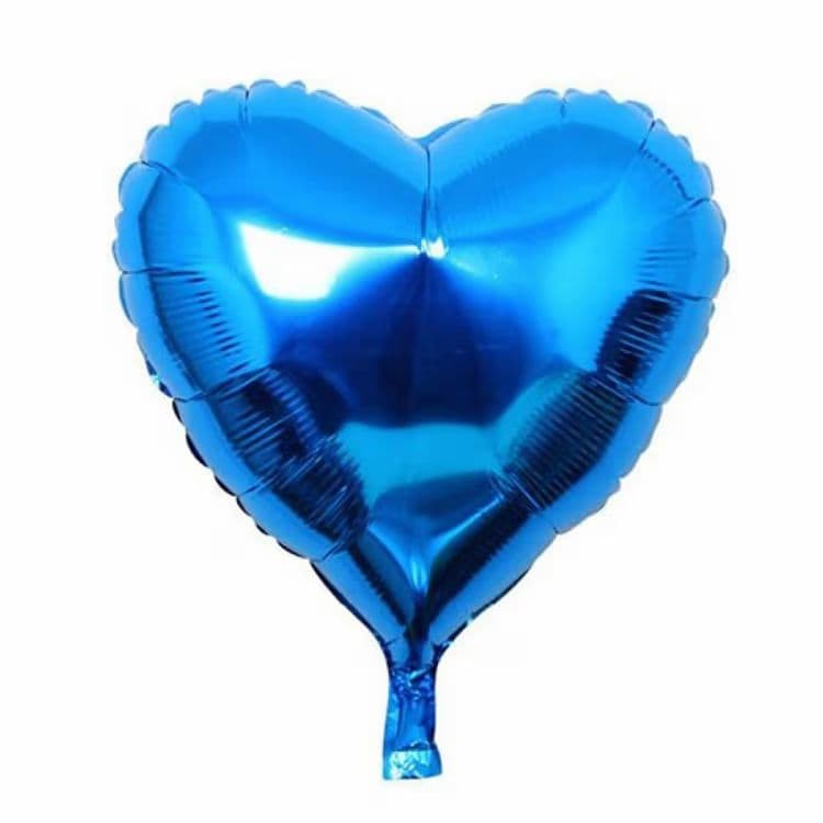 Balon Srce - 18”, Plava — Boom Baloni Podgorica