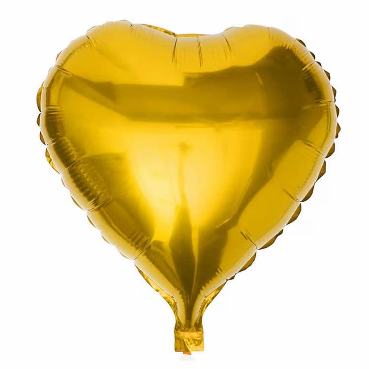 Balon Srce - 18”, Zlatna — Boom Baloni Podgorica