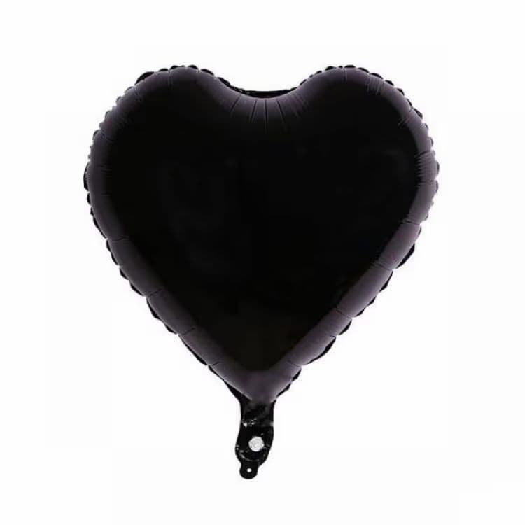 Balon Srce - 18”, Crna — Boom Baloni Podgorica