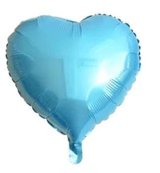 Balon Srce - 18”, Svetlo Plava — Boom Baloni Podgorica